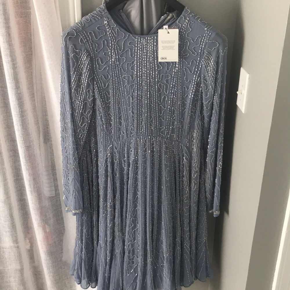 Blue Maternity Dress